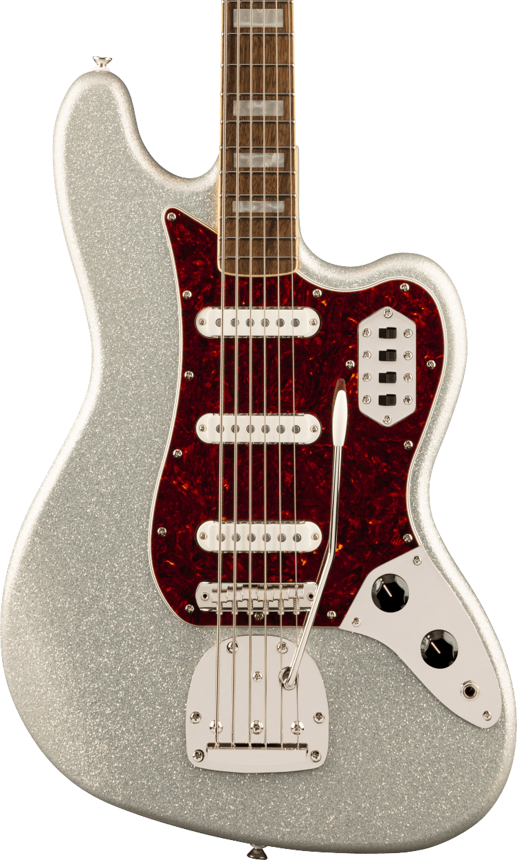 Squier Limited Edition Classic Vibe Bass VI in Silver Sparkle